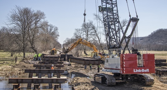 bridge construction, railroad bridge construction, railroad bridge replacement, bridge repairs, Nelosca, railroad contractors