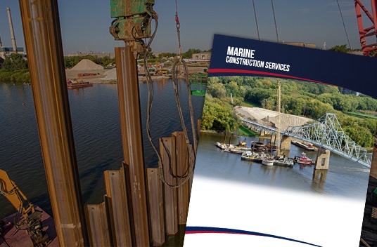 marine construction, Nelosca, bridge construction