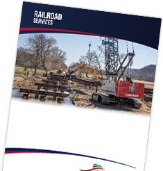 railroad services brochure, railroad construction services, Nelosca